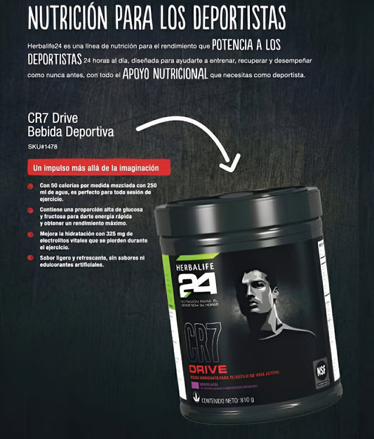 CR7 Drive herbalife frutos rojos